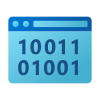 Network support and monitoring services icon showing connected nodes